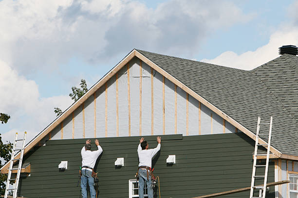 Professional Siding Repair technician working in Orbisonia, PA